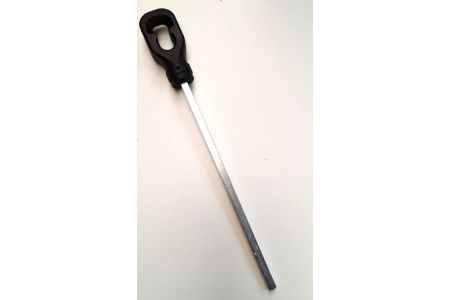 Oog met vierkante as 6 mm - 25 cm lang