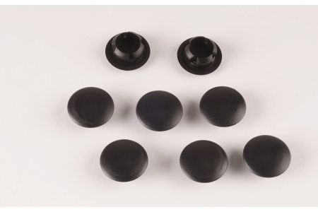 Afdekdopjes zijgeleiders  zwart ral 9005